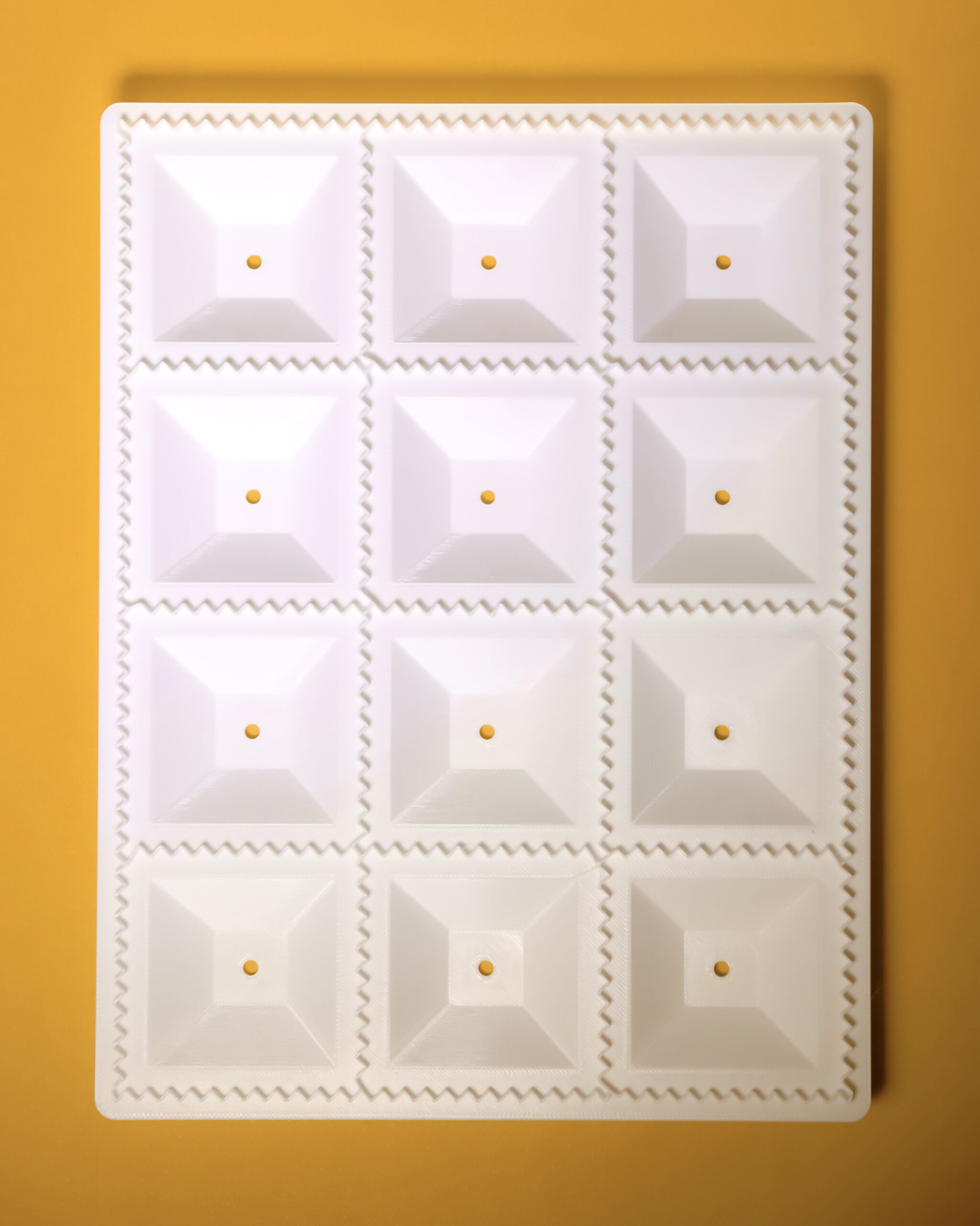Forma de Ravioli Quadrada 12 Cavidades