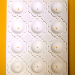 Forma De Ravioli Flor 12 Cavidades